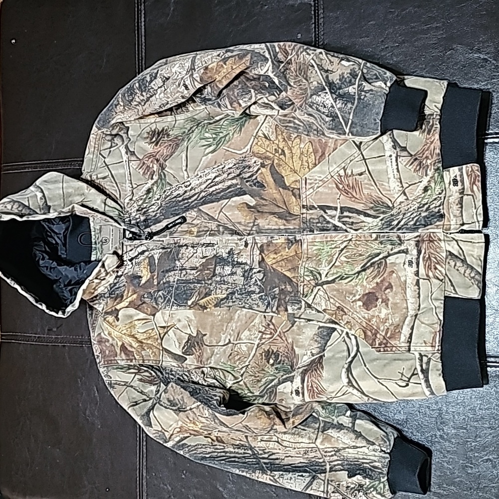 Youth Camo Hooded Jacket